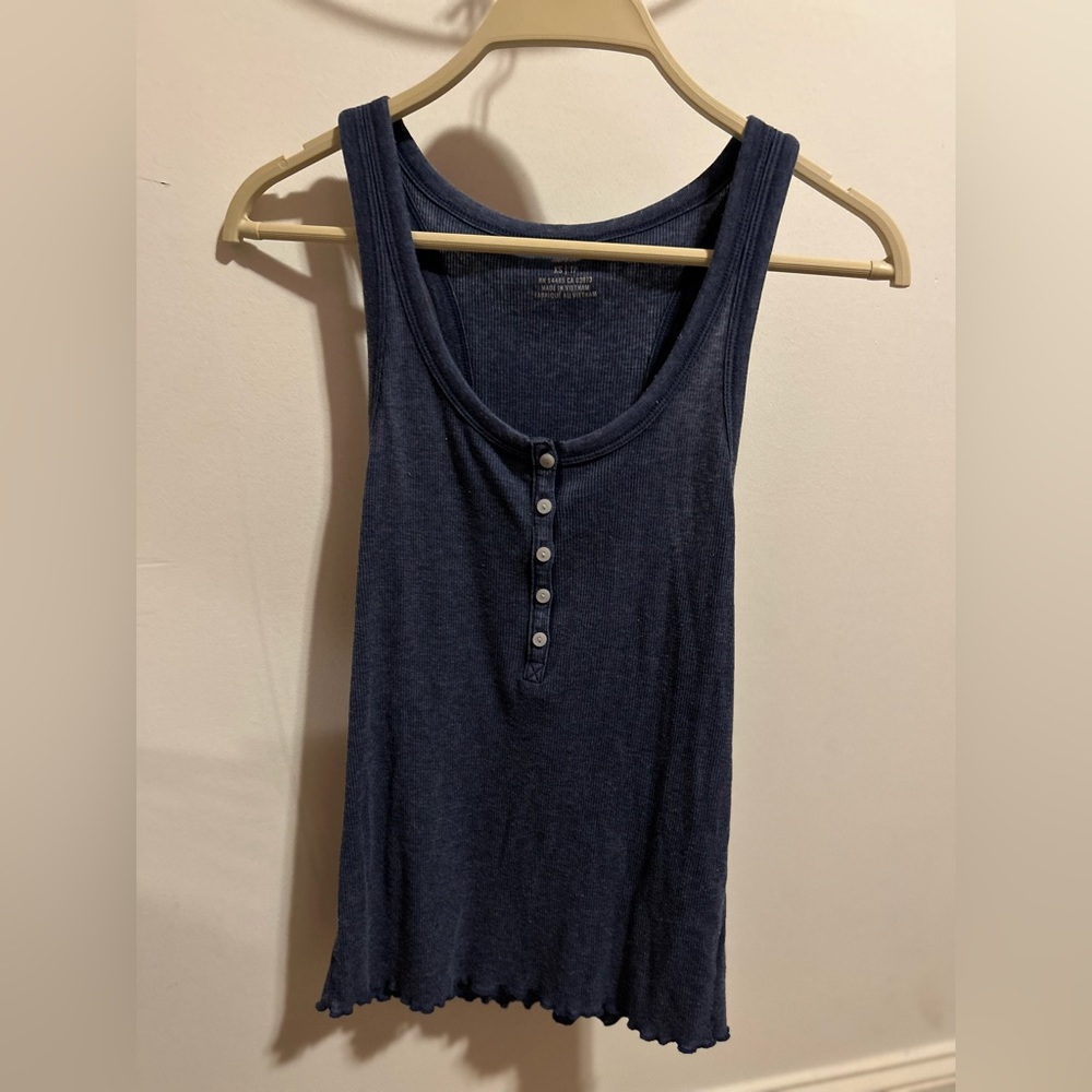 Aerie navy blue Xs sized tanktop. - Picture 1 of 1